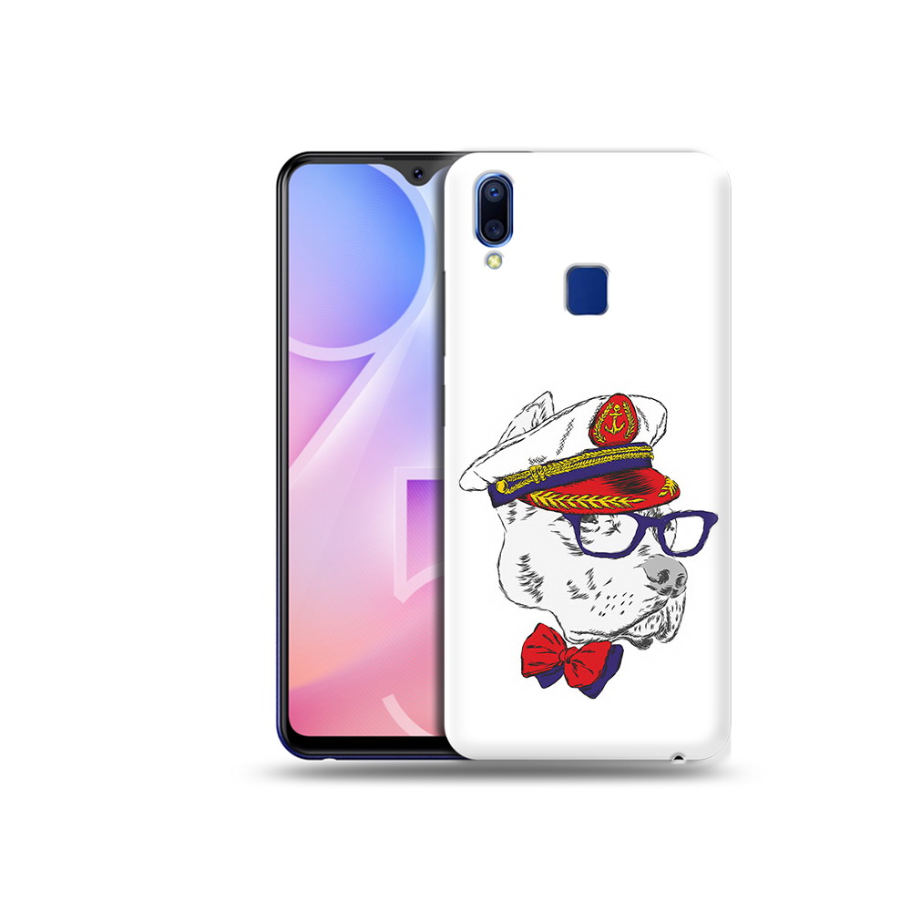 

Чехол MyPads Tocco для Vivo Y95 бульдог (PT122996.436.251), Прозрачный, Tocco