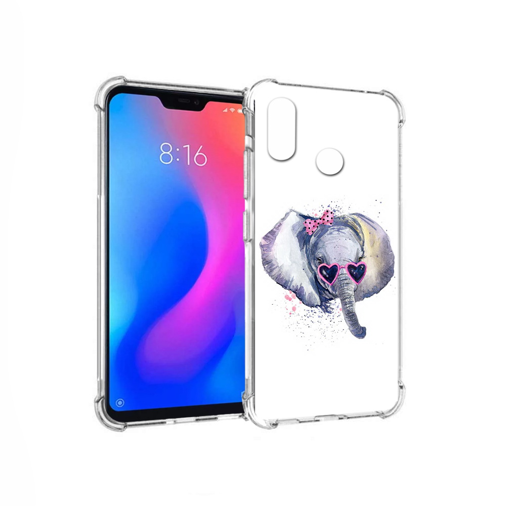

Чехол MyPads Tocco для Xiaomi Redmi 6 Pro слоник в очках (PT113887.306.608), Прозрачный, Tocco