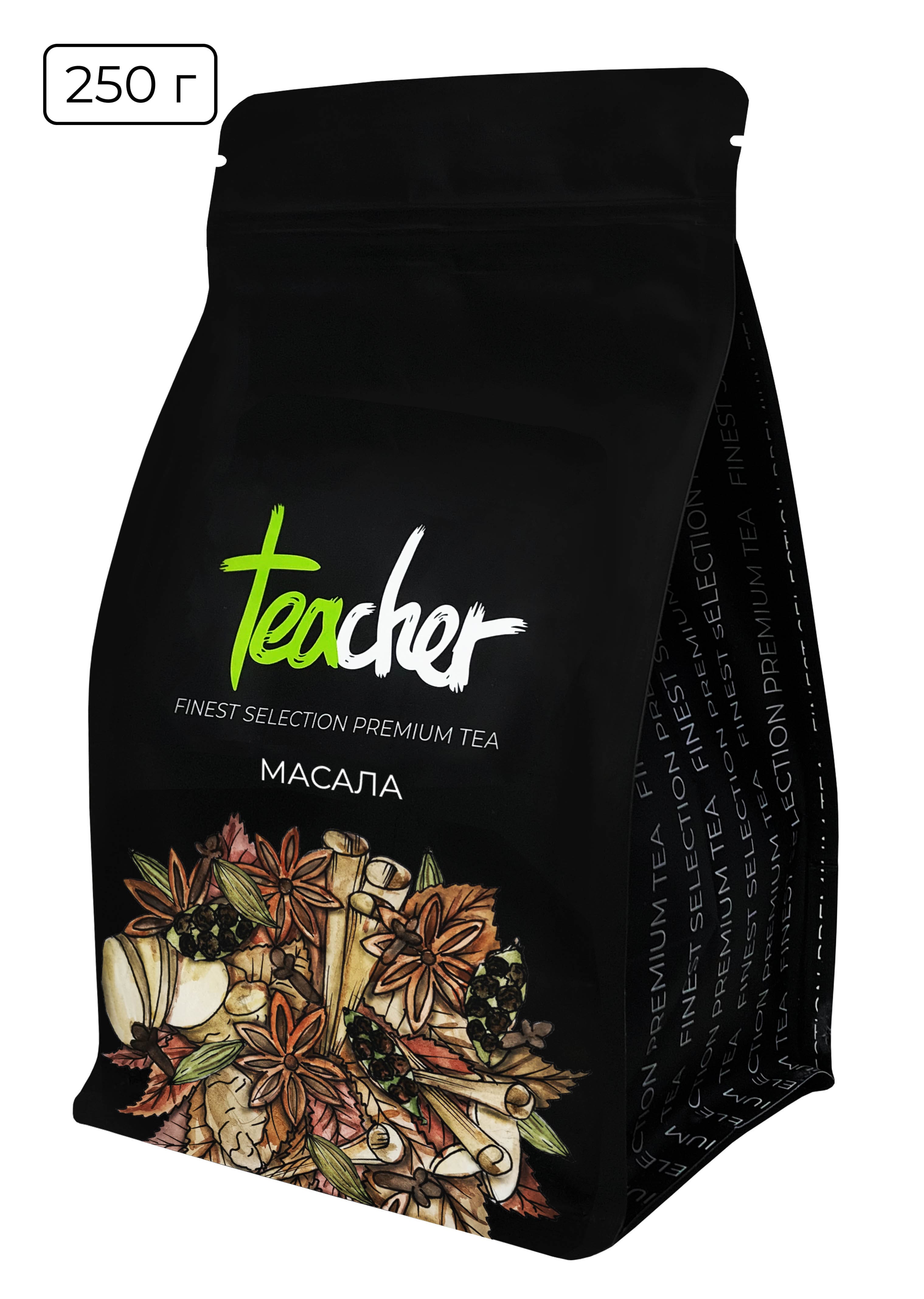 Чай черный со специями Teacher Масала 250 г 757₽