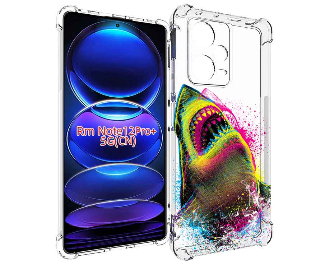 

Чехол MyPads челюсти-2 для Xiaomi Redmi Note 12 Pro + Plus, Прозрачный, Tocco