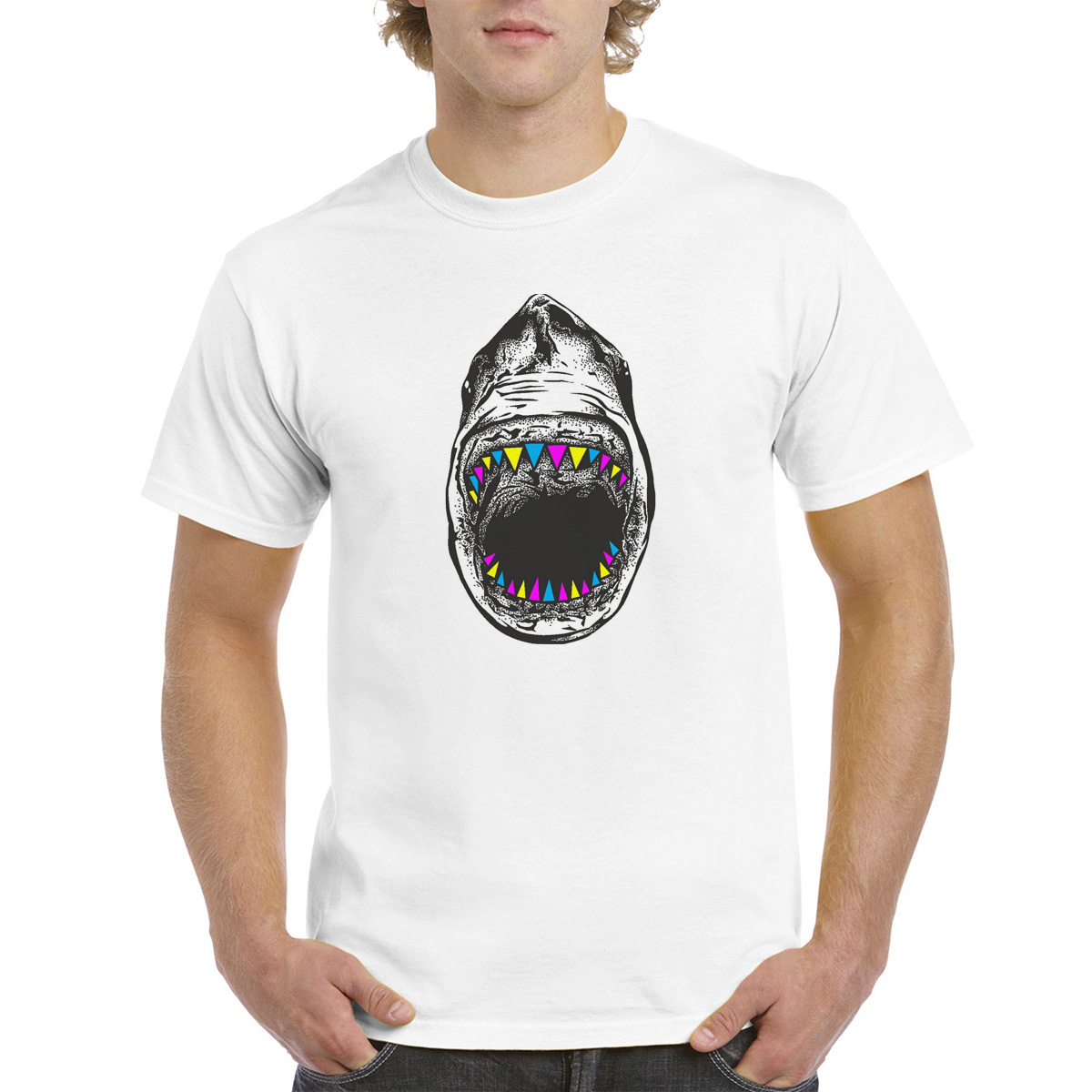 

Футболка унисекс CoolPodarok M0114277 белая 58 RU, Белый, M0114277
