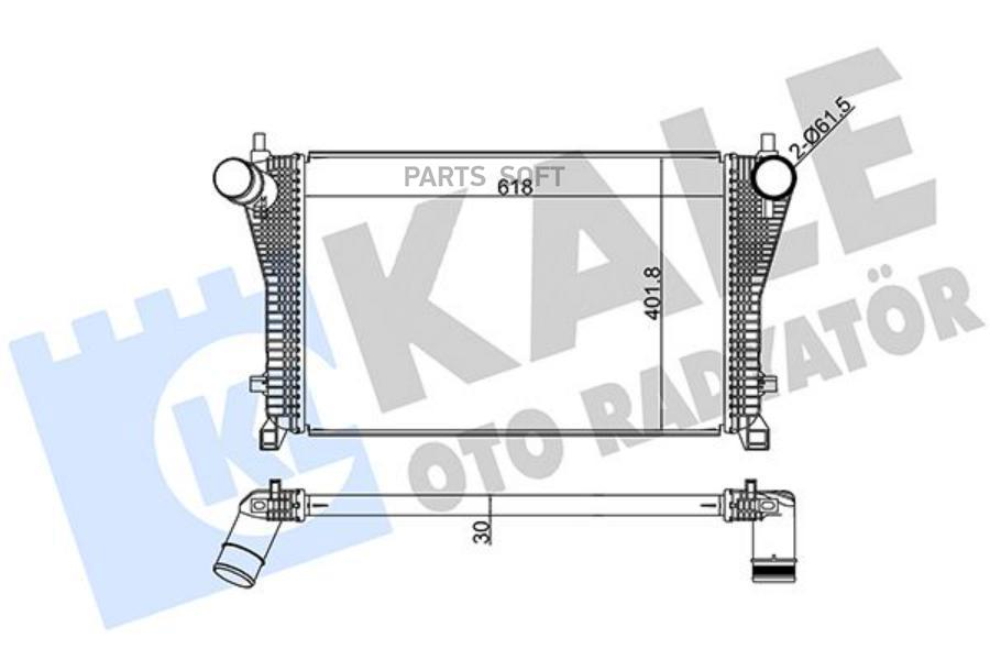 

Радиатор Интеркулера Для А/М Vw Golf (12-)/Skoda Octavia (13-) 1.8T/2.0T Паяный
