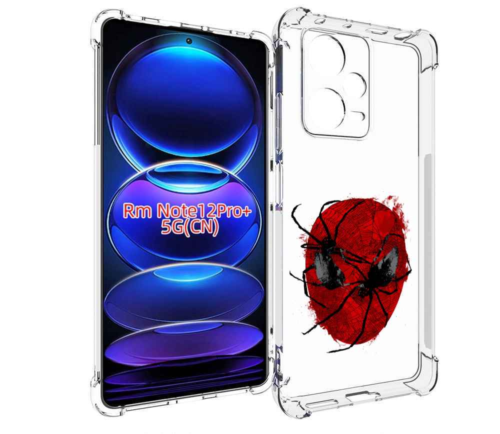 

Чехол MyPads человек паук для Xiaomi Redmi Note 12 Pro + Plus, Прозрачный, Tocco