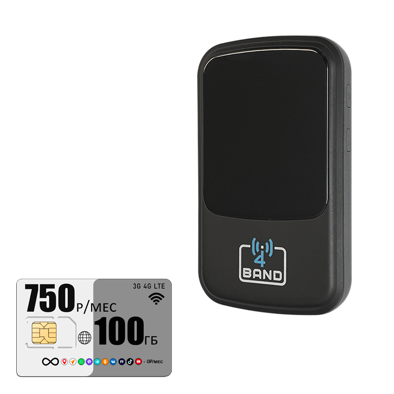 

Мобильный роутер Olax 4BAND M2 (router-m2-tele2-100gb-pro-sb), Черный, 4BAND M2