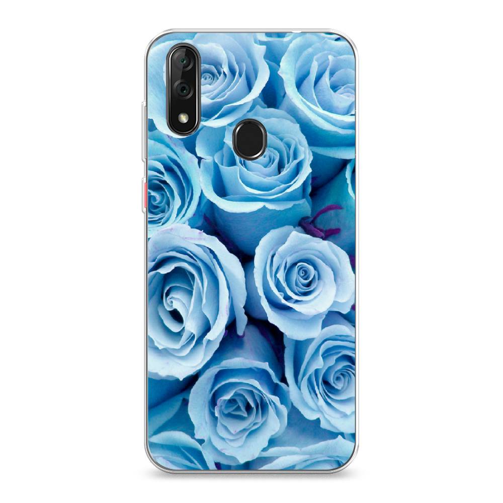 

Чехол Awog на ZTE Blade V10 / ЗТЕ Блэйд V10 "Лазурные розы", Разноцветный, 132750-8