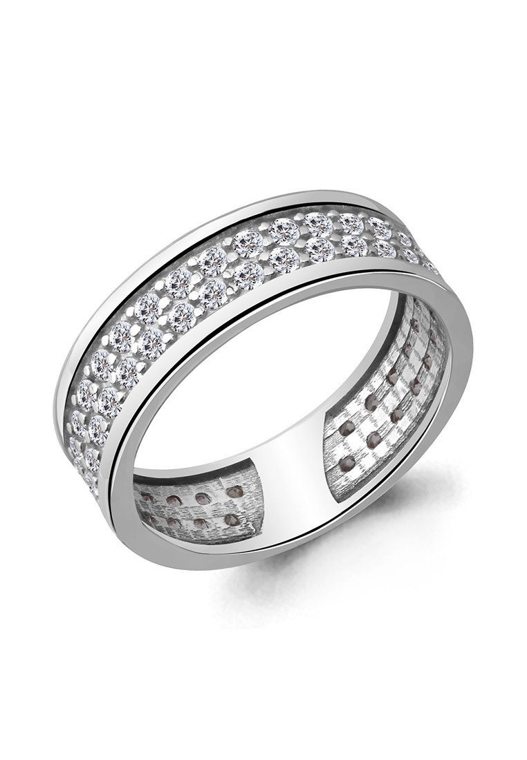 Кольцо из серебра с фианитом р. 19 Kari Jewelry 62371А.5