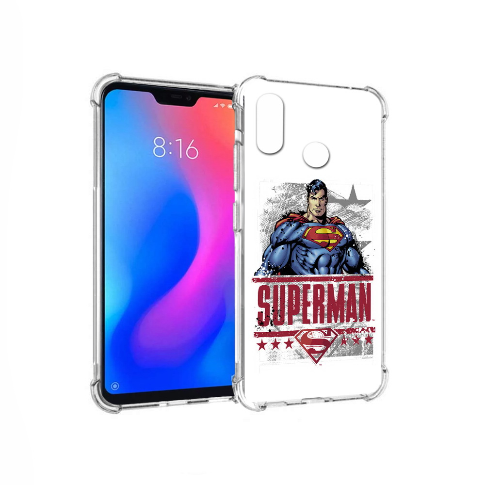 

Чехол MyPads Tocco для Xiaomi Redmi 6 Pro рисунок супермен (PT113887.306.583), Прозрачный, Tocco
