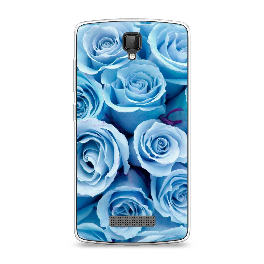 

Чехол Awog на ZTE Blade L5 (L5 Plus) / ЗТЕ Блэйд L5 (L5 Plus) "Лазурные розы", 130350-8