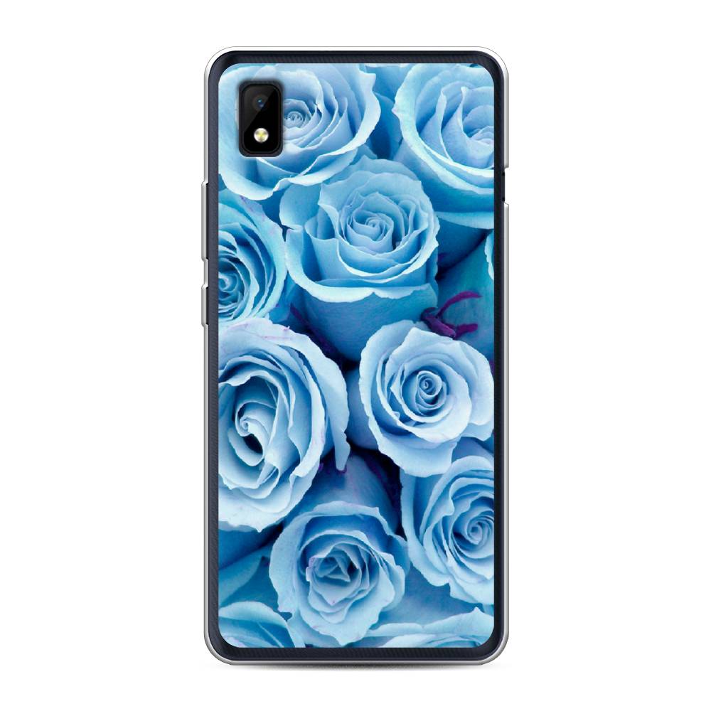 

Чехол Awog на ZTE Blade L210 / ЗТЕ Блэйд L210 "Лазурные розы", Разноцветный, 134150-8