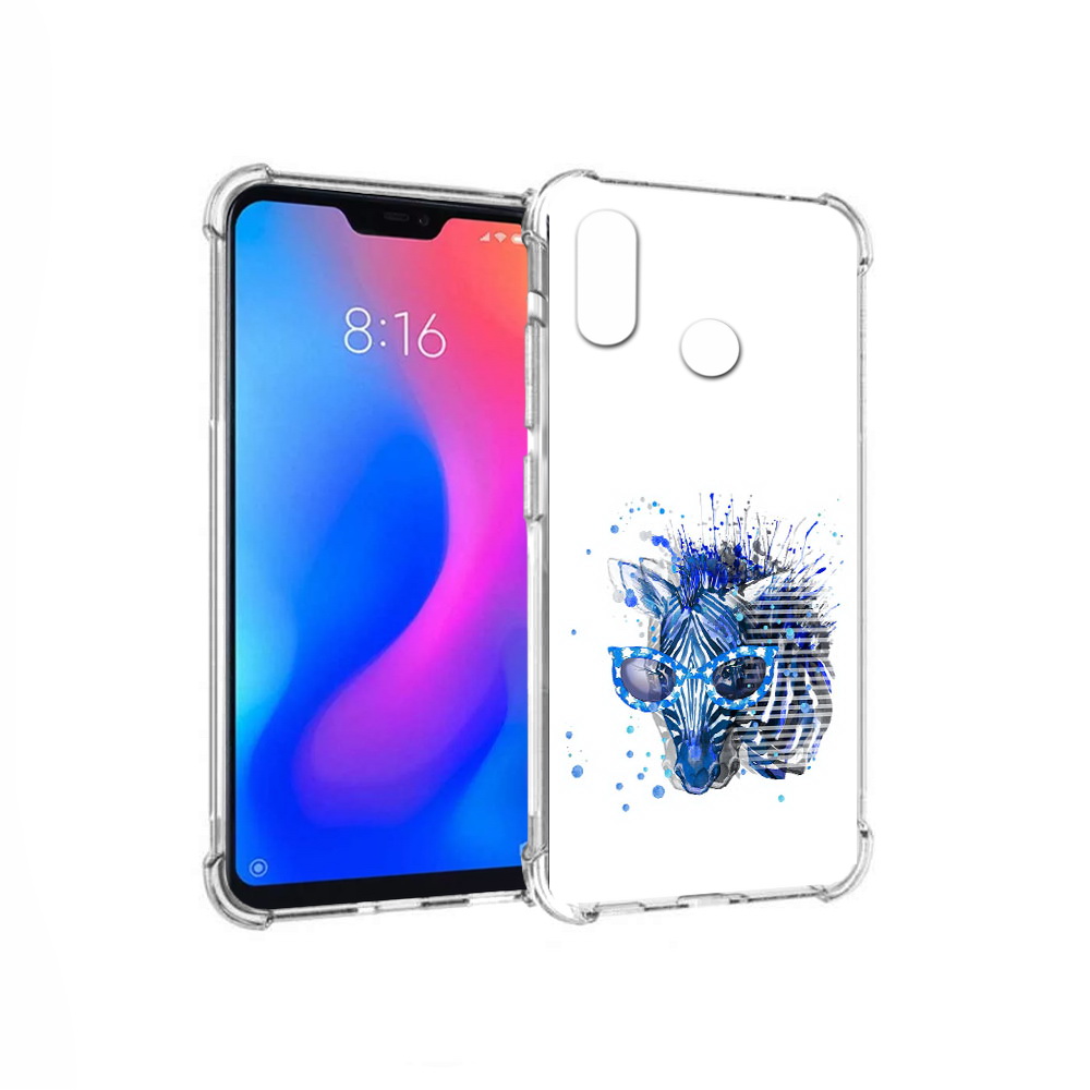 

Чехол MyPads Tocco для Xiaomi Redmi 6 Pro расплывчатая зебра (PT113887.306.577), Прозрачный, Tocco