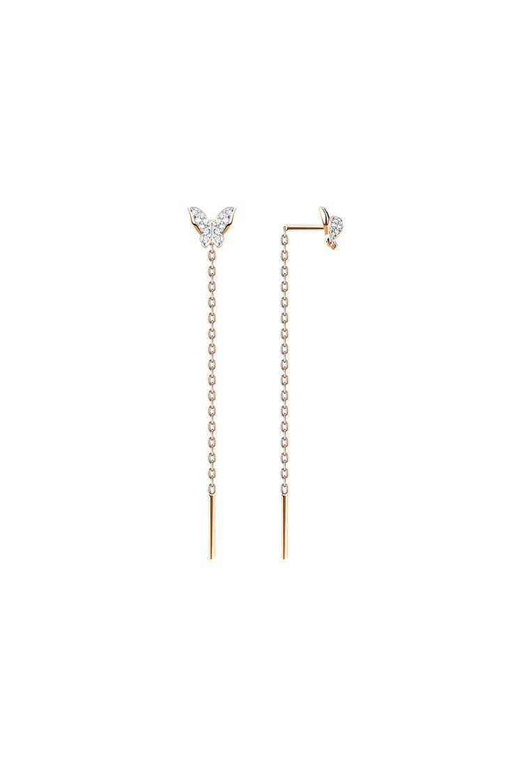 

Серьги из желтого золота с фианитом Kari Jewelry СЛ-400928, СЛ-400928