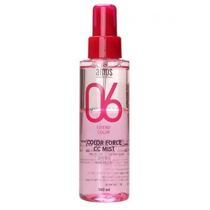 

Мист для окрашенных волос Amos 06 color force CC mist, Эссенция для волос