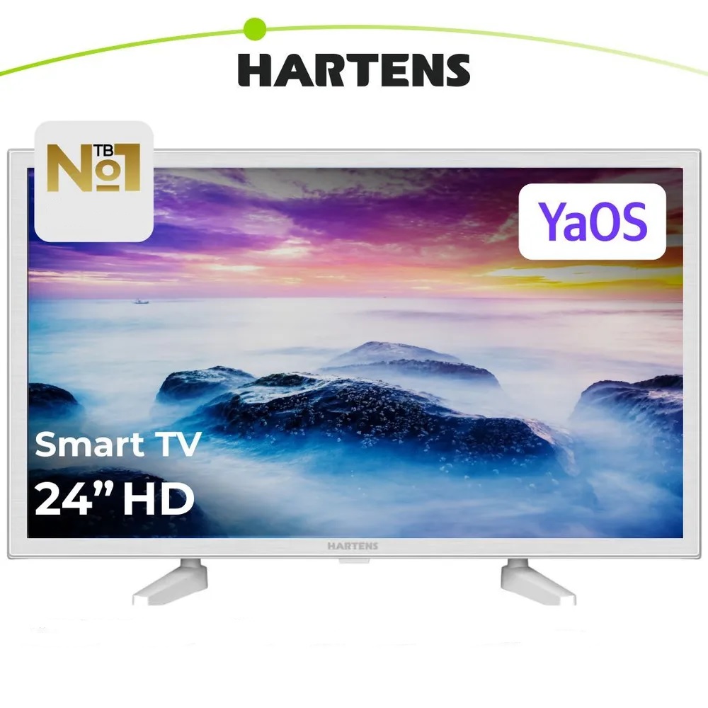 

Телевизор Hartens HTY-24H06W-VZ 24"(61 см), HD, Белый, HTY-24H06W-VZ