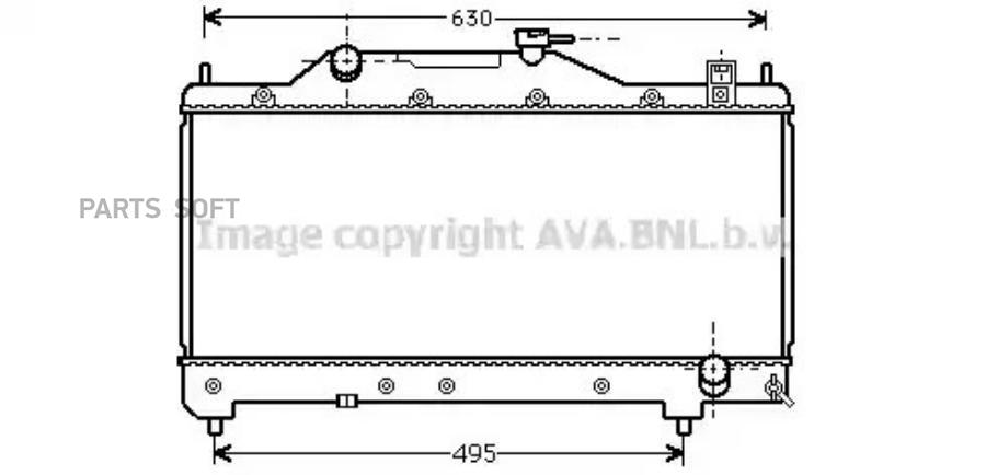 

Радиатор системы охлаждения TOYOTA: AVENSIS (_T22_) 1.6 VVT-i/1.8 VVT-i/2.0 VVT-i 97 - 03