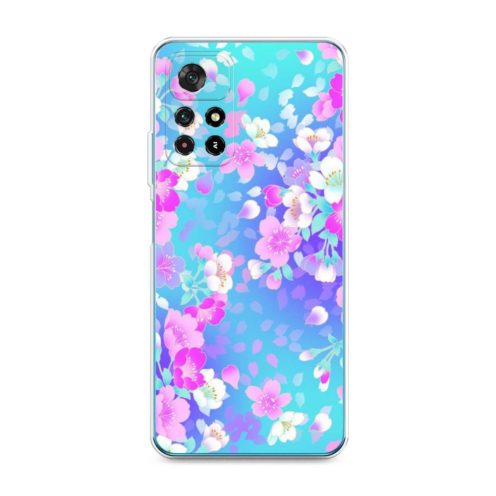 

Чехол Awog на Poco M4 Pro 5G/Redmi Note 11S 5G "Яблоневые цветы", Разноцветный, 311850-8