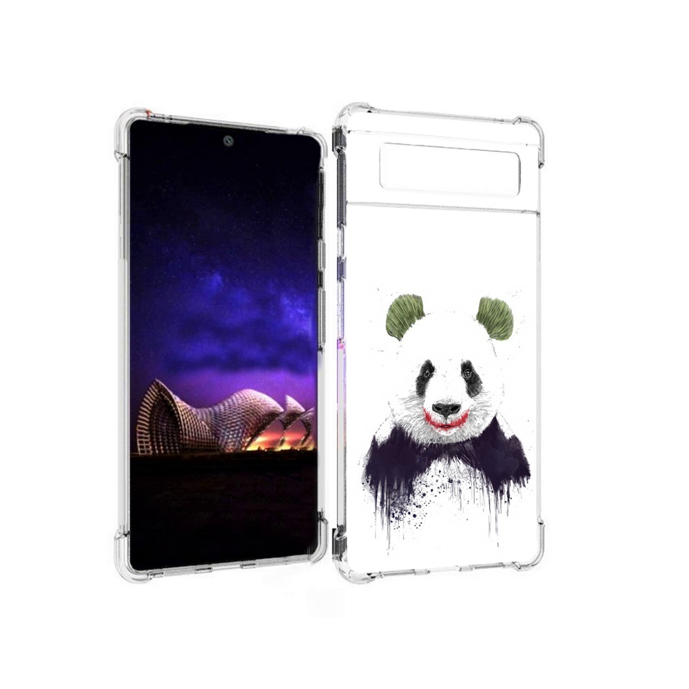 

Чехол MyPads Tocco для Google Pixel 6 панда джокер, Прозрачный, Tocco