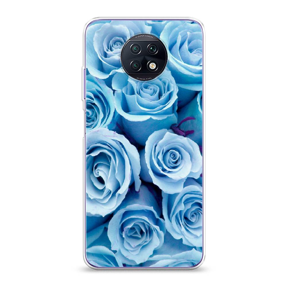 

Чехол Awog на Xiaomi Redmi Note 9T "Лазурные розы", Разноцветный, 39650-8
