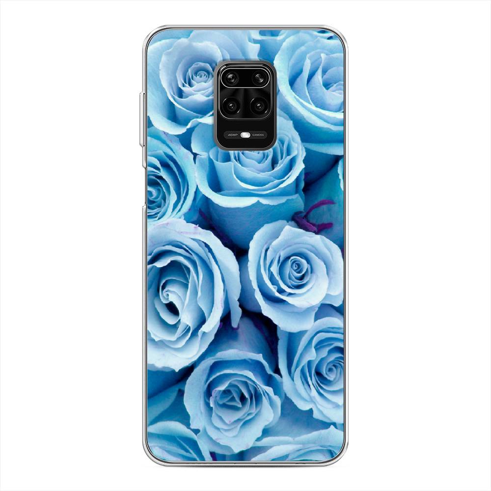 

Чехол Awog на Xiaomi Redmi Note 9S/Note 9 Pro "Лазурные розы", Разноцветный, 37950-8