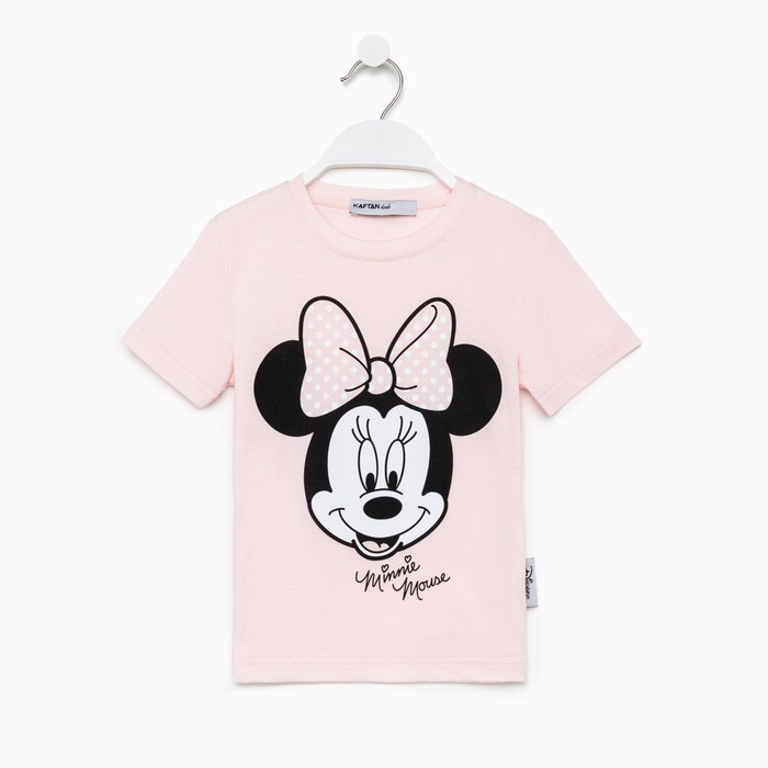 

Футболка детская Disney "Minnie Mouse", рост 98-104 (30), розовый МИКС