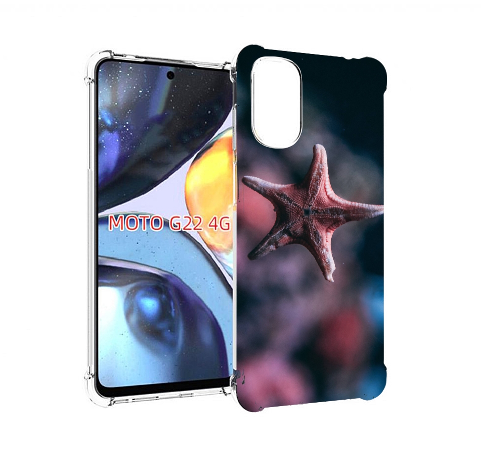 

Чехол MyPads морская-звезда---starfish для Motorola Moto G22 4G, Прозрачный, Tocco