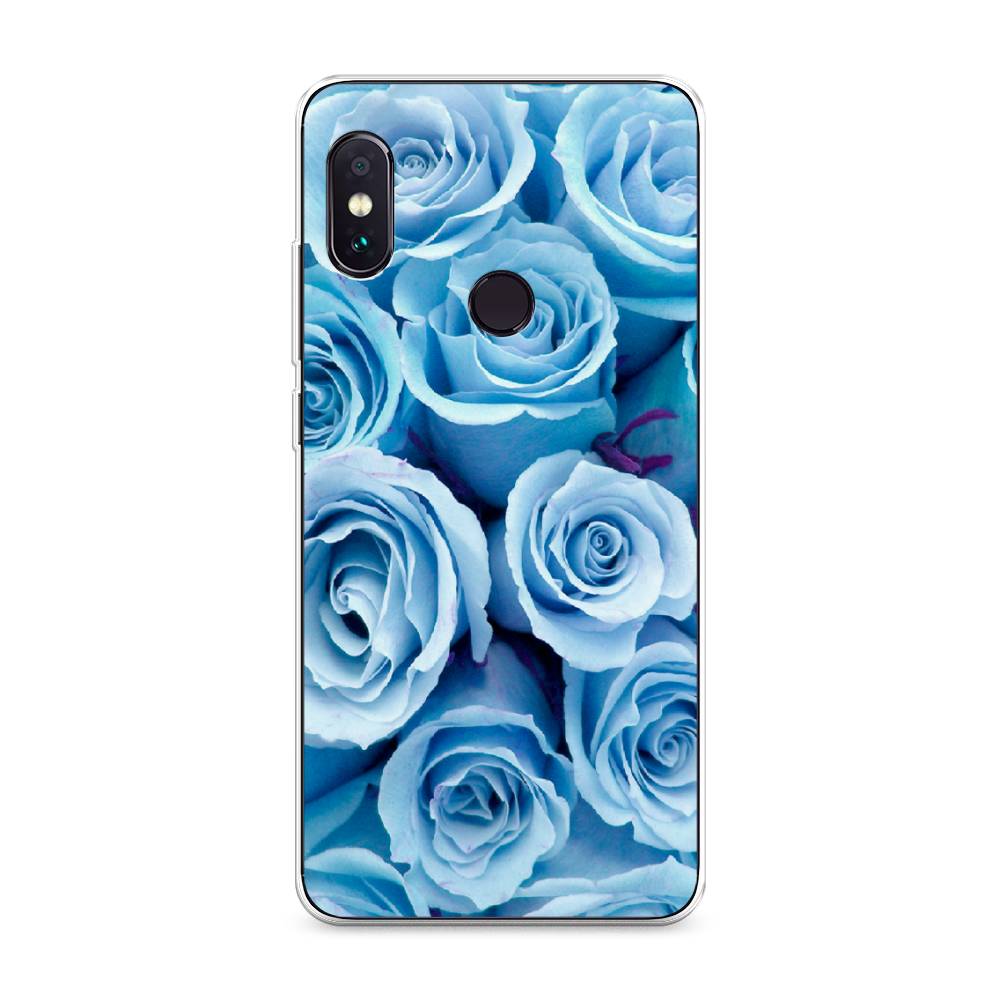 

Чехол Awog на Xiaomi Redmi Note 5/Note 5 Pro "Лазурные розы", Разноцветный, 32750-8