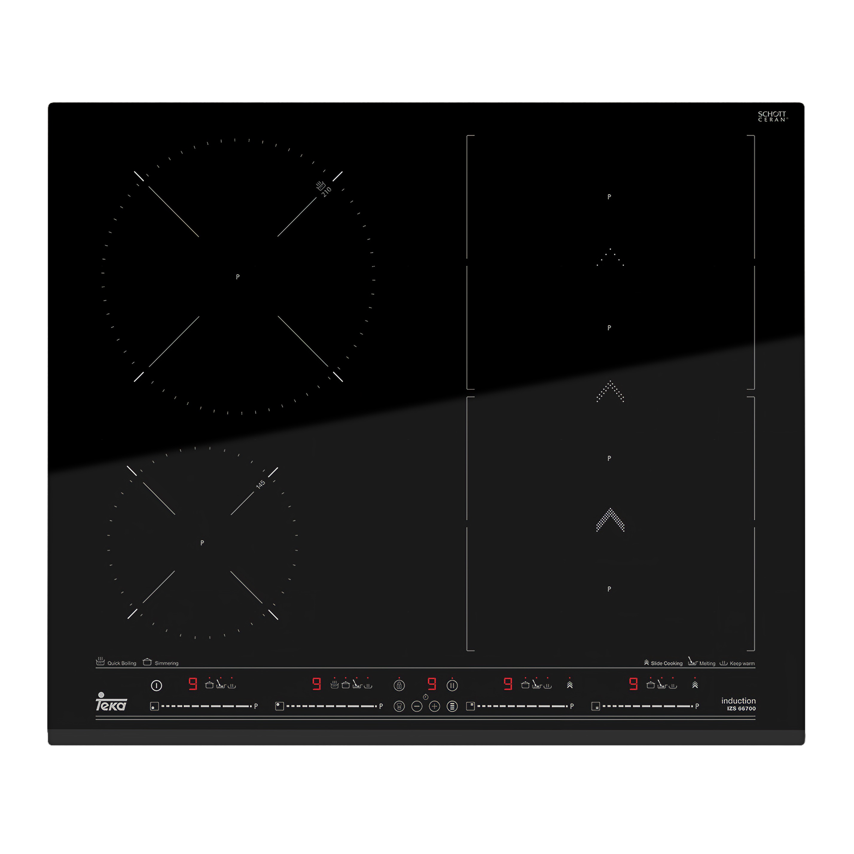 Встраиваемая варочная панель индукционная TEKA IZS 66700 MSP черный
