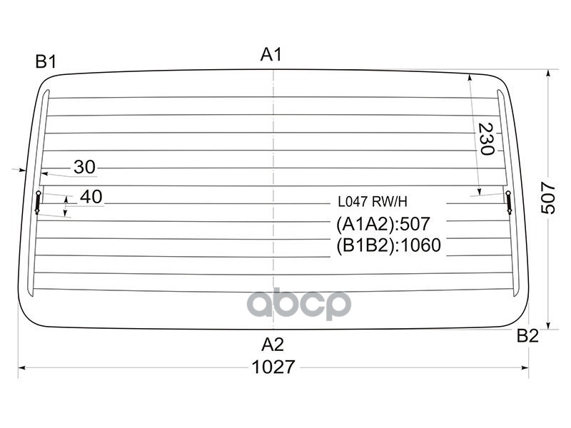 

Стекло Заднее С Обогревом Mitsubishi Pajero 3/5D 82-91/Hyundai Galloper 3/5D 91-0 Xyg Арт.
