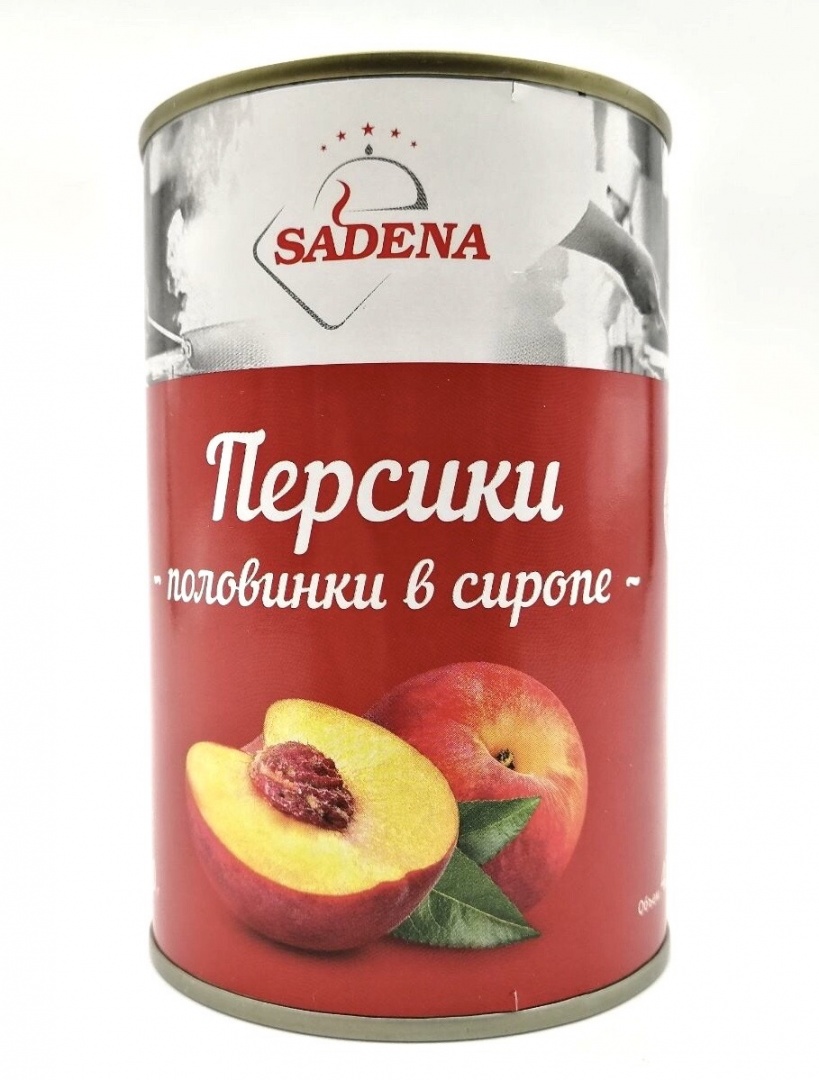 

Персики Sadena половинки в сиропе 410 г
