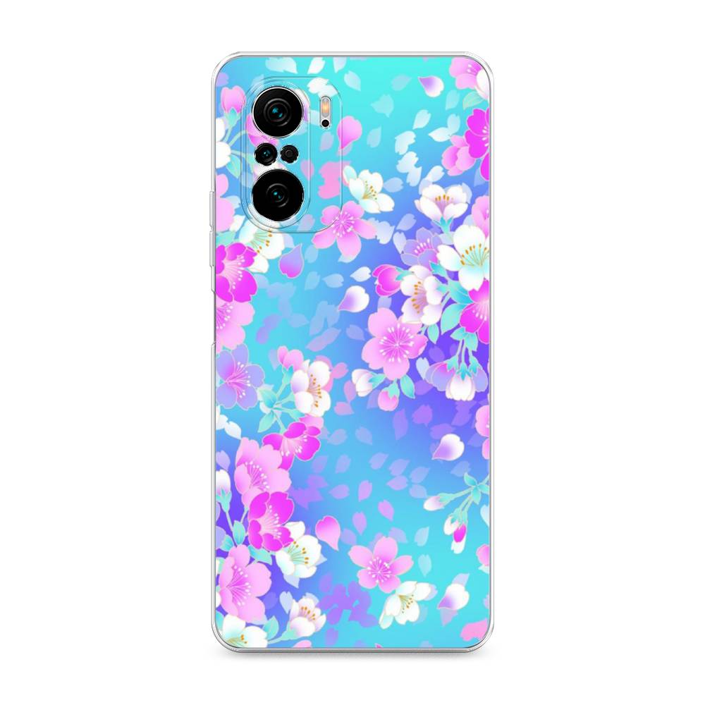 

Чехол Awog на Poco F3/Redmi K40/Mi 11i "Яблоневые цветы", Разноцветный, 310150-8