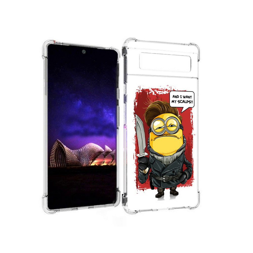 

Чехол MyPads Tocco для Google Pixel 6 миньон убийца, Прозрачный, Tocco