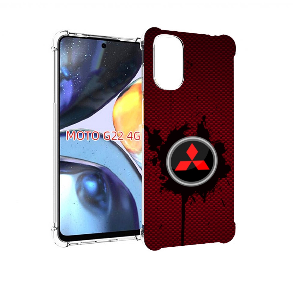 

Чехол MyPads мицубиси mitsubishi 2 для Motorola Moto G22 4G, Прозрачный, Tocco