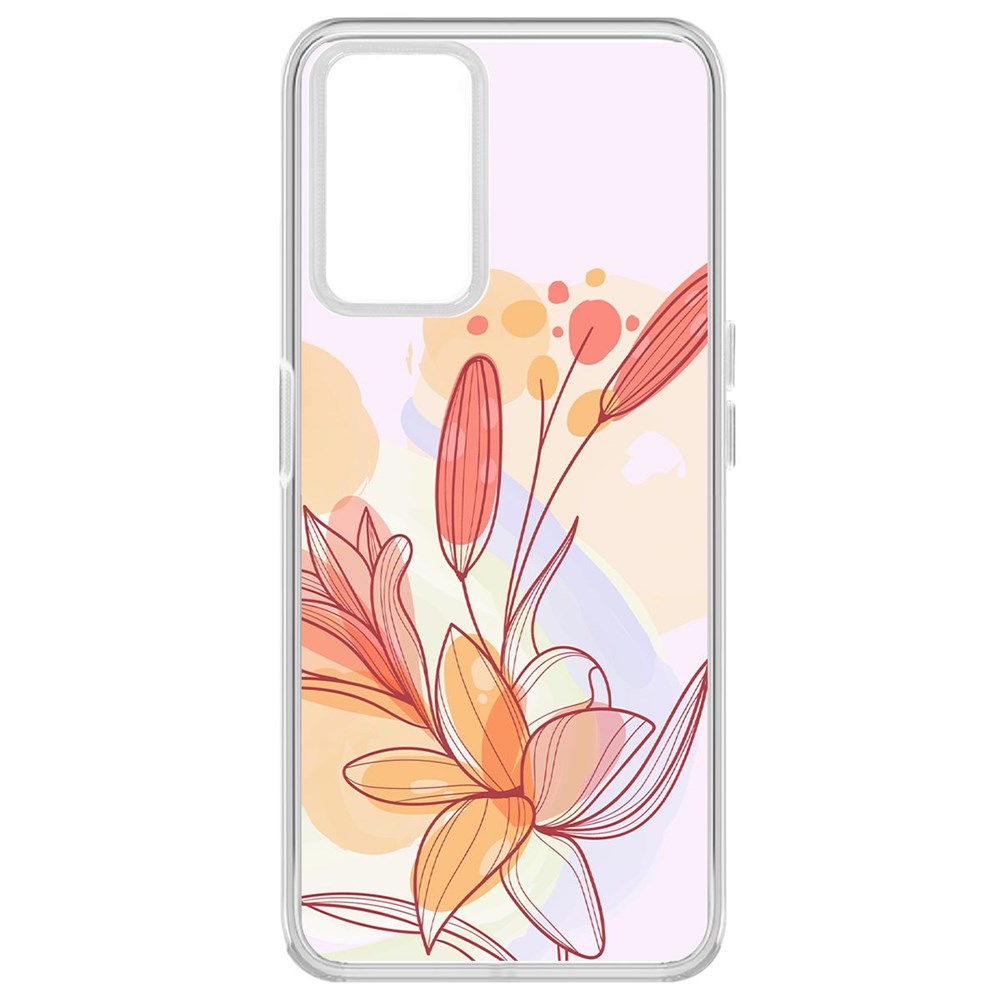 

Чехол-накладка Krutoff Clear Case Фантазия для Realme 9i, Прозрачный