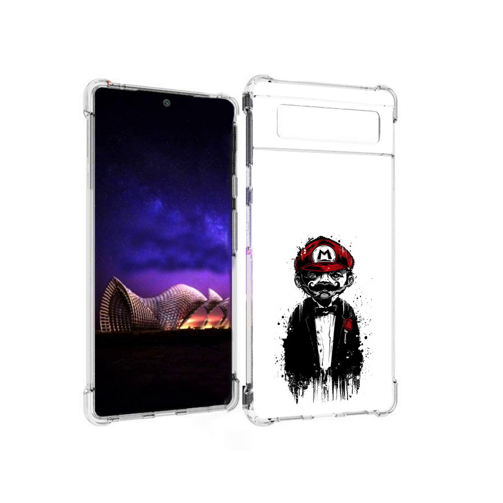 

Чехол MyPads Tocco для Google Pixel 6 марио, Прозрачный, Tocco