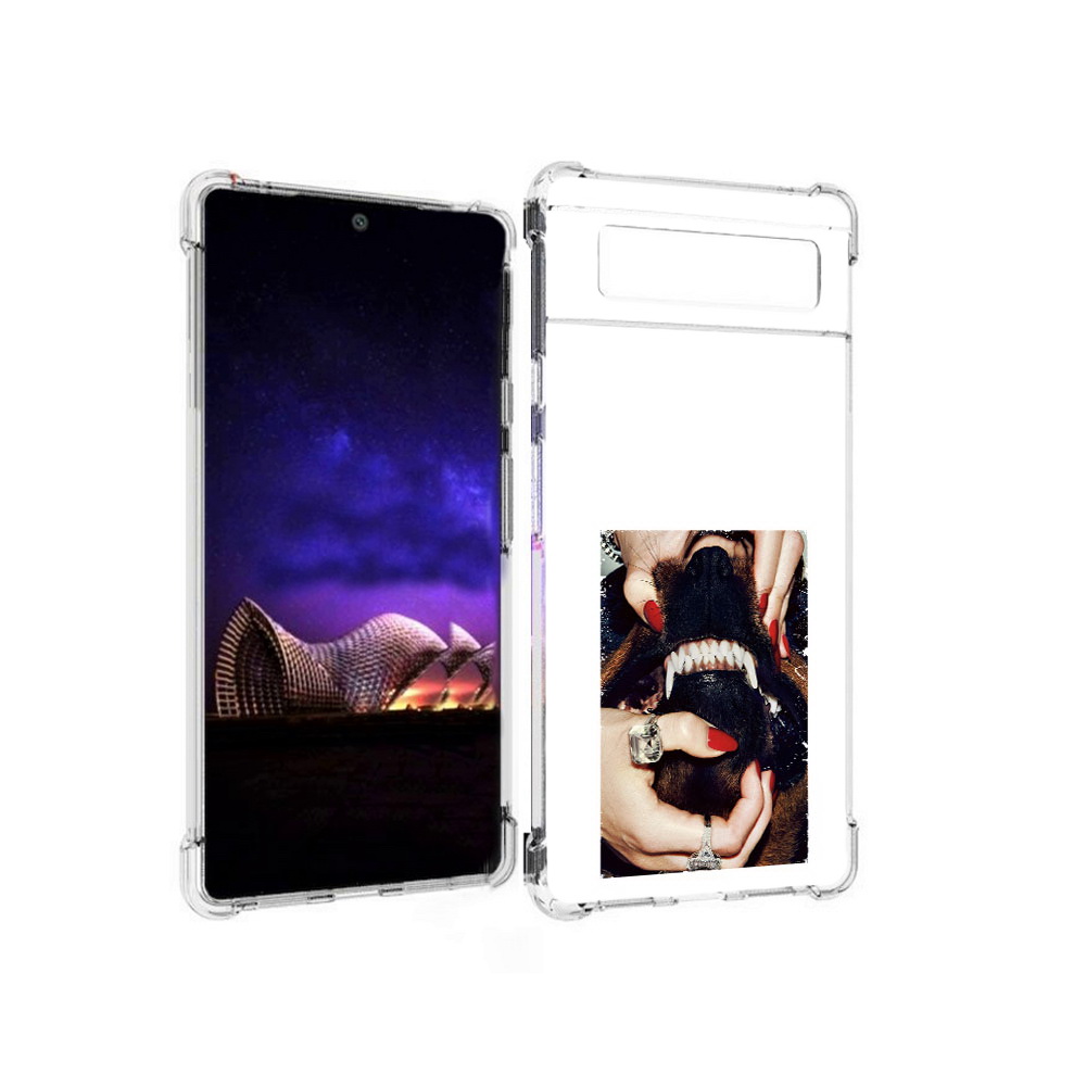 

Чехол MyPads Tocco для Google Pixel 6 маникюр, Прозрачный, Tocco