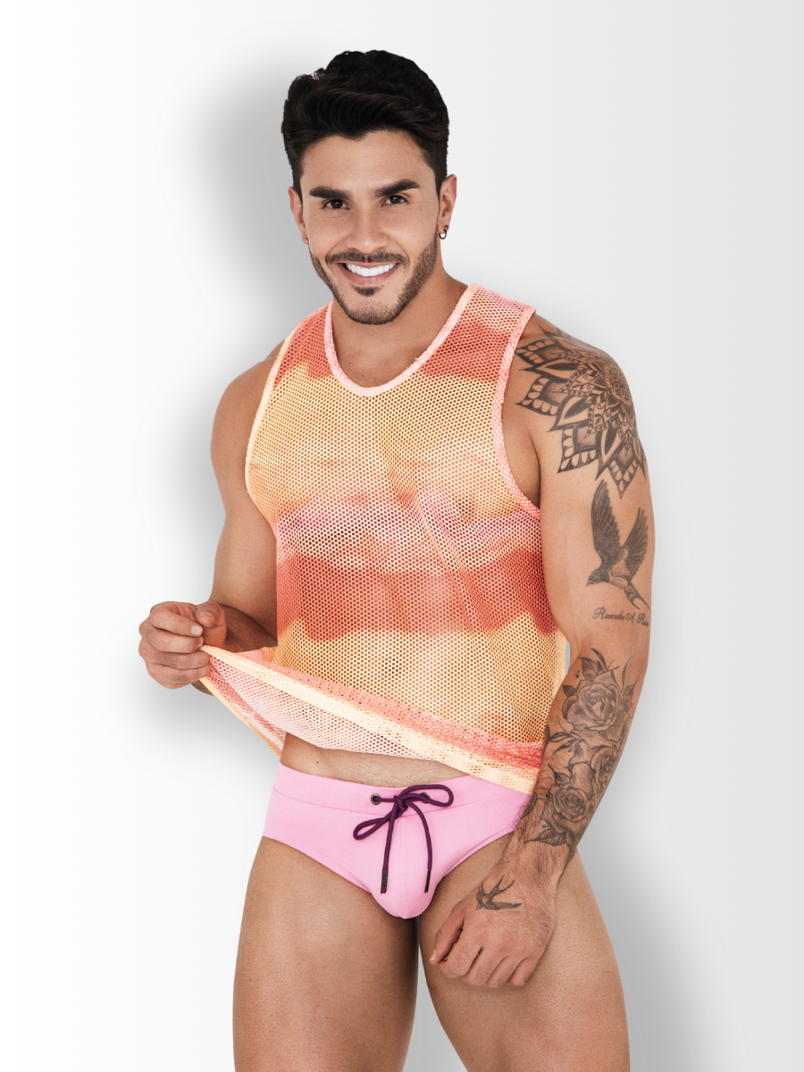 

Майка мужская Clever Masculine Underwear 1521 желтая L, Желтый, 1521