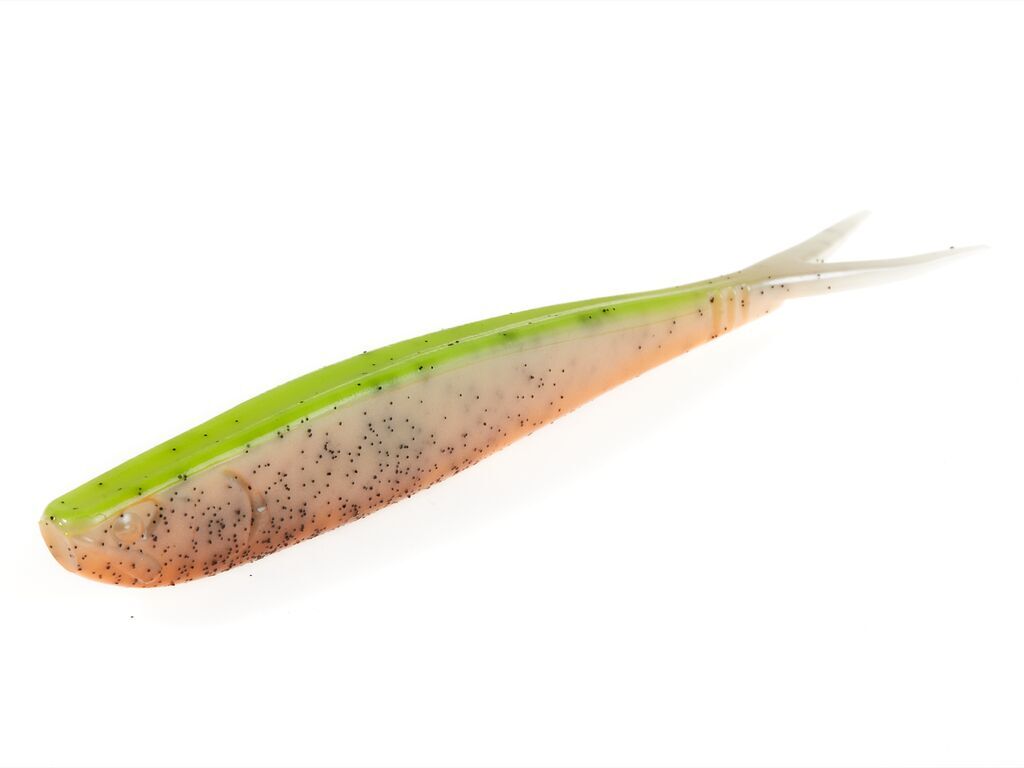 

Силиконовая приманка Lucky John Slick Shad-V 178мм 3шт цвет 010, Оранжевый;зеленый, Slick Shad-V