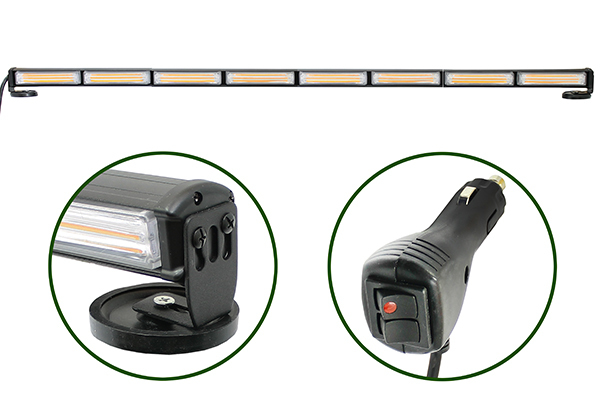 

Маяк проблесковый светодиодный 10-30 V (14 режим., 48W, LED COB 8x6W, L-1225мм) AT AT14340