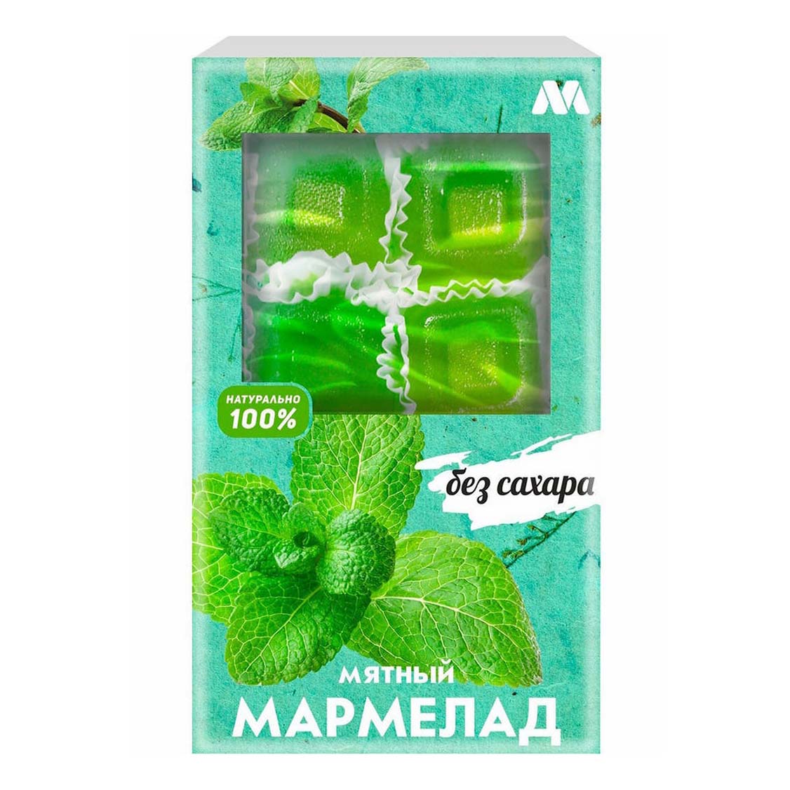 Мармелад Marme мятный без сахара 170 г