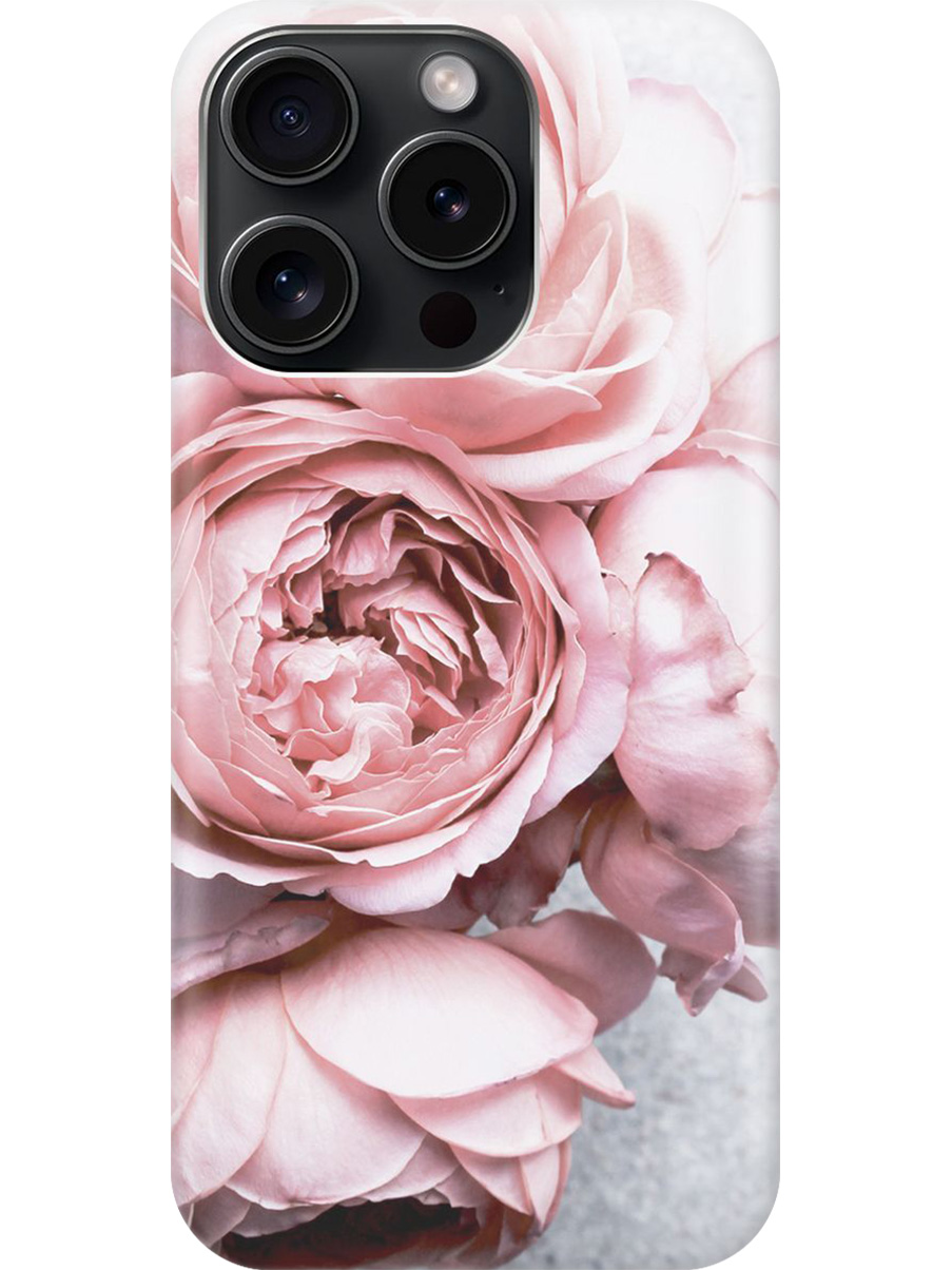 

Силиконовый чехол на Apple iPhone 15 Pro с принтом "Нежность", Прозрачный;белый;зеленый;розовый, 775148021