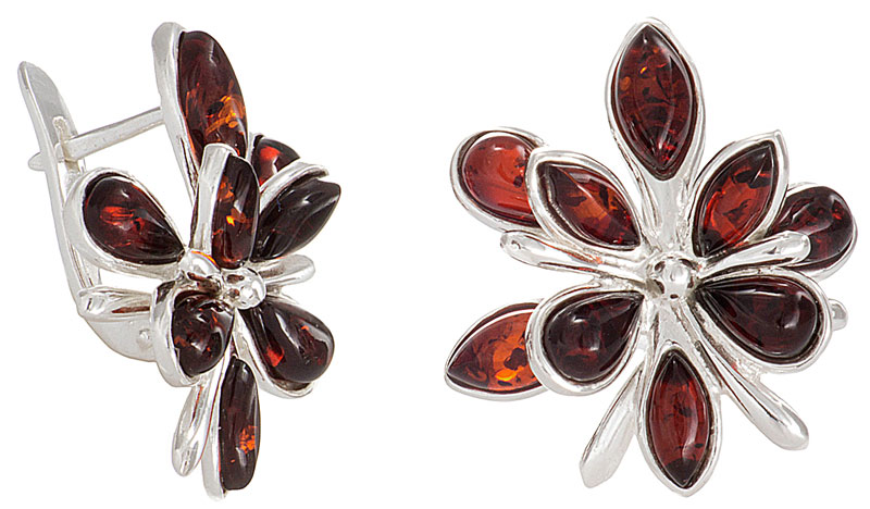 

Серьги из серебра с янтарем Darvin 929041183AA, 929041183AA