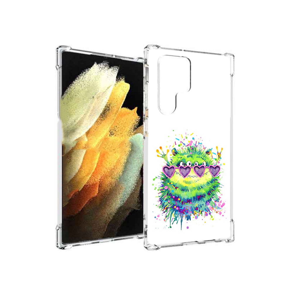 Чехол MyPads Tocco для Samsung Galaxy S22 Ultra Пушистый персонаж (PT172602.555.142)