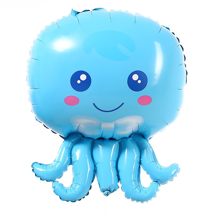 

Шар фольгированный 28" "Синий осминог", Воздушное оформление. Животные