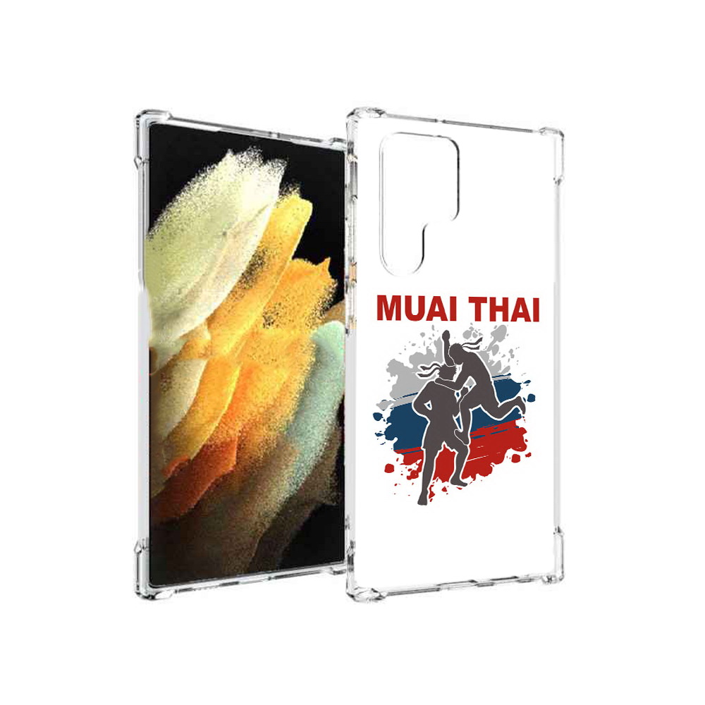 

Чехол MyPads Tocco для Samsung Galaxy S22 Ultra Муайтай (PT172602.555.123), Прозрачный, Tocco
