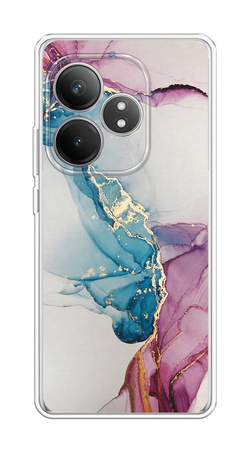 

Чехол Case Place на Realme GT 6T "Розовые разводы рисунок", Синий;розовый;золотистый, 2517550-1