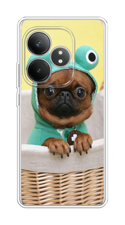 

Чехол Case Place на Realme GT 6T "Собачка в шапке лягушки", Коричневый;желтый;бирюзовый, 2517550-1
