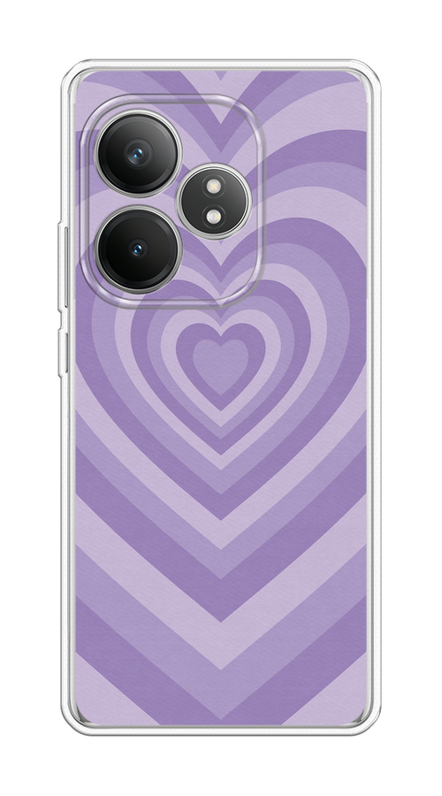 

Чехол Case Place на Realme GT 6T "Violet heart latte", Фиолетовый, 2517550-1