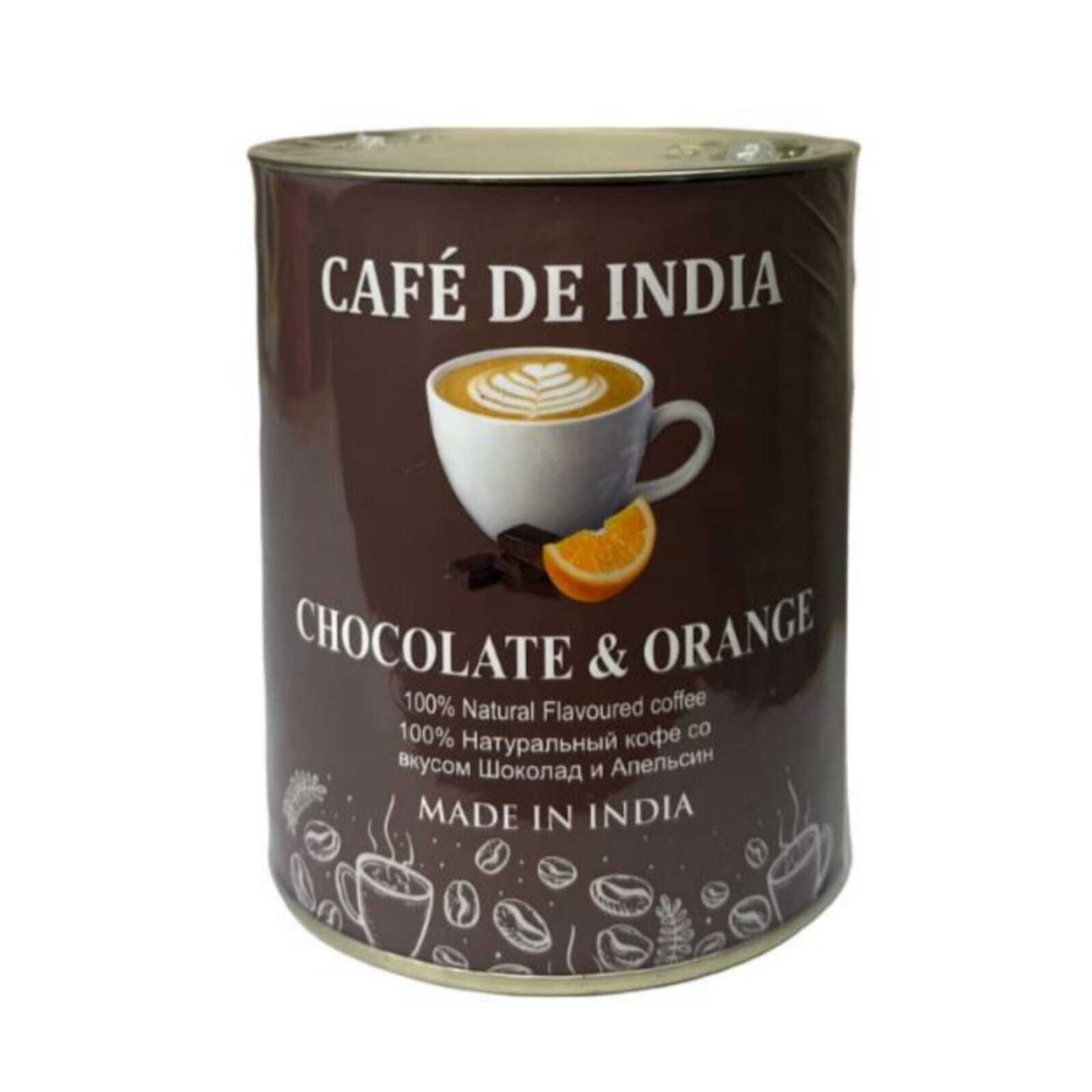 Кофе растворимый Bharat Bazaar со вкусом шоколада и апельсина Chacolate Orange, 100 г