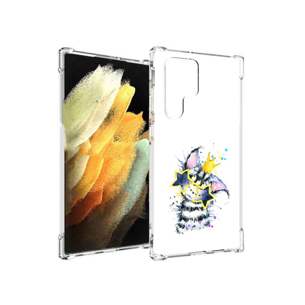 

Чехол MyPads Tocco для Samsung Galaxy S22 Ultra Мартовский Нуся (PT172602.555.114), Прозрачный, Tocco