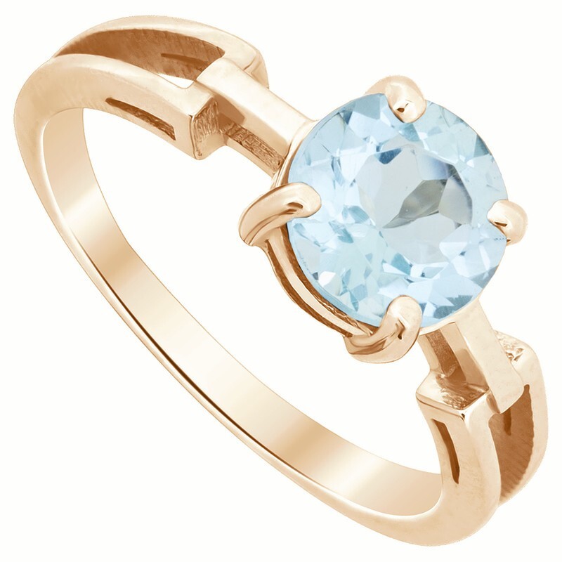 

Кольцо из серебра с топазом р., LAZURIT-ONLINE 663502, 663502