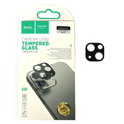 

Защитное стекло на камеру для iPhone 13 Mini Black Hoco, iPhone 13 Mini Black Hoco